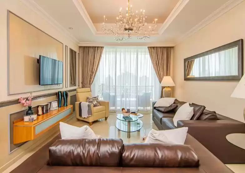 Wohn Klaar eigendom 1 Schlafzimmer F/F Wohnung  zu vermieten in Al Sadd , Doha #9251 - 1  image 